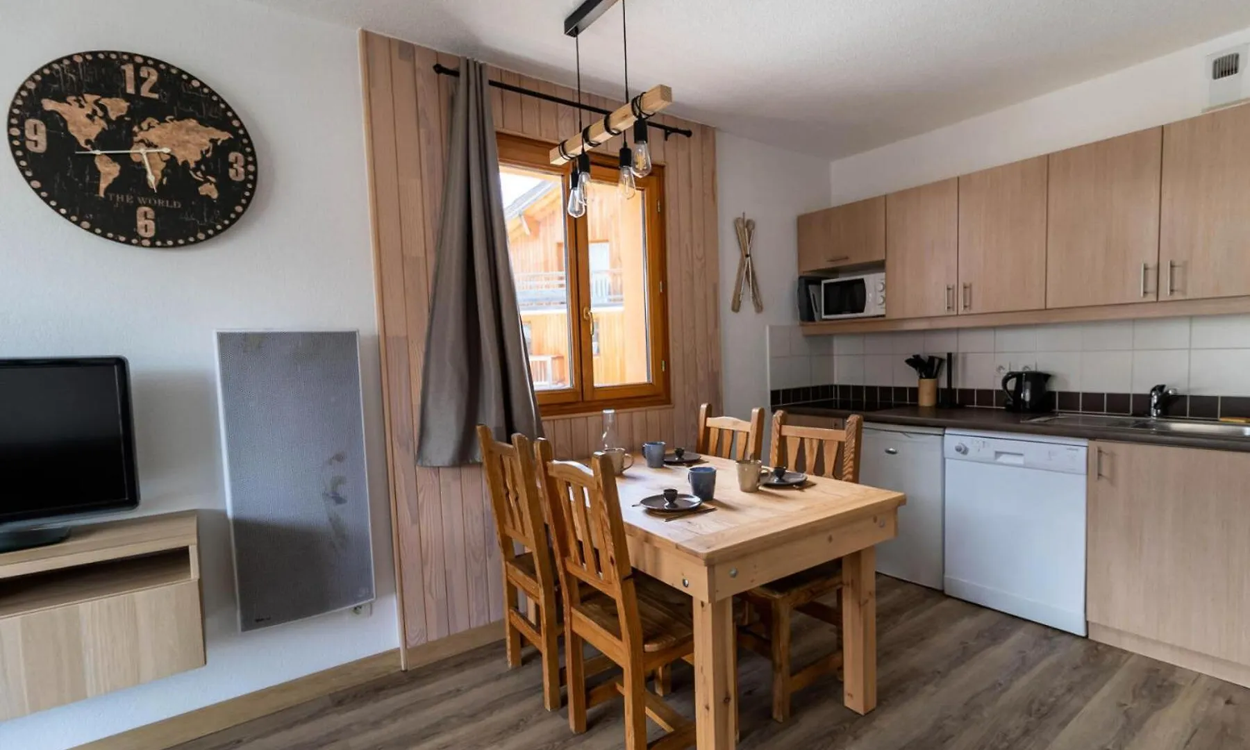 Residence Le Balcon Des Airelles - Chaleureux Appartement Renove Aux Orres 1800 Mae-6314 Les Orres Lägenhet